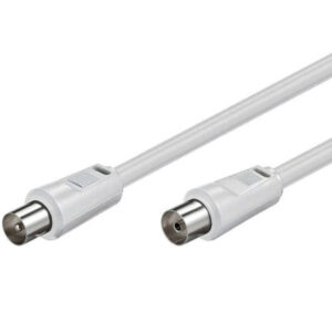 καλώδιο κεραίας ομοαξονικό άσπρο - Eurosat