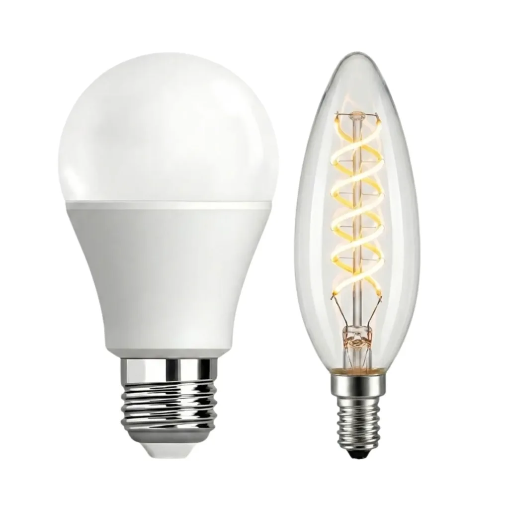 λάμπες led filament γλόμπος και κερί e27 e14